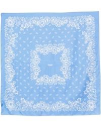 Maje - Bandana Print Silk Scarf - Lyst