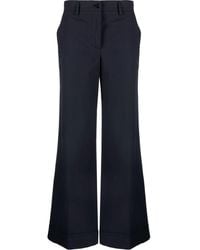 P.A.R.O.S.H. - Mid-rise Wide-leg Trousers - Lyst