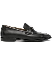 ADRIANNA FERETTI - Horsebit-Detail Leather Loafers - Lyst