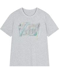 JNBY - Cat-Print Short-Sleeve T-Shirt - Lyst
