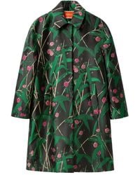 La DoubleJ - Floral Boxy Coat - Lyst