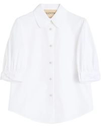 Valentino Garavani - Cotton Popeline Shirt - Lyst