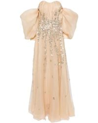 Saiid Kobeisy - Off-Shoulder Beaded Dress - Lyst