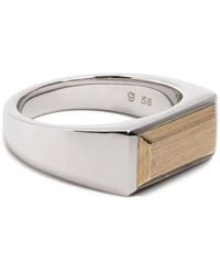 Tom Wood - Eckiger Peaky Ring - Lyst