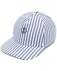 Herno - Striped Baseball Cap - Lyst