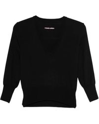 Alberta Ferretti - Vネック トップ - Lyst