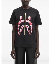A Bathing Ape - Zip-Detail T-Shirt - Lyst