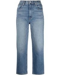SLVRLAKE Denim - Cropped Denim Jeans - Lyst