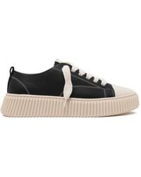 Rhun - 2020 Contrast-Stitched Platform Sneakers - Lyst