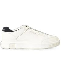 Emporio Armani - Logo-Print Lace-Up Sneakers - Lyst