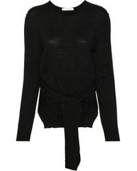 Lemaire - Trompe L`Oeil Crew Neck Jumper To1250Lk087 - Lyst