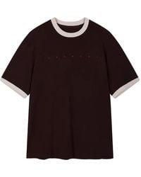CROQUIS - Contrasting-Trim T-Shirt - Lyst
