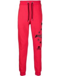 Philipp Plein - Logo Skull Tracksuit Bottoms - Lyst
