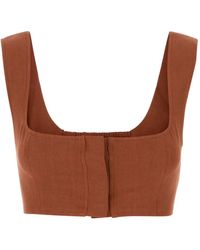 LeKasha - Top Met Vierkante Hals - Lyst