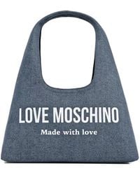 Love Moschino - Sac À Main À Logo Imprimé - Lyst