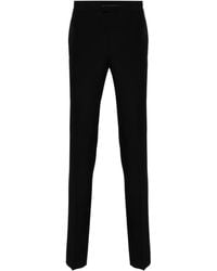Givenchy - Gerade Hose Mit Logo-Schild - Lyst
