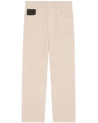 Drole de Monsieur - Jean Logo-Patch Trousers - Lyst