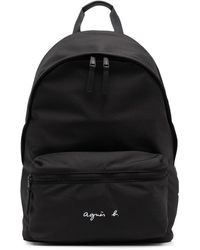agnès b. - Logo-print Backpack - Lyst