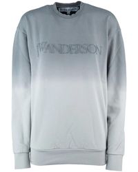 JW Anderson - Sweatshirt mit Logo-Stickerei - Lyst