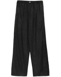TOTEME - Monogram Flannel Trousers - Lyst