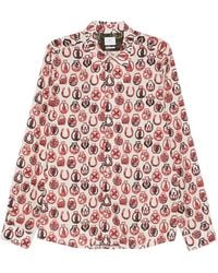 Paul Smith - Camisa Con Motivo - Lyst