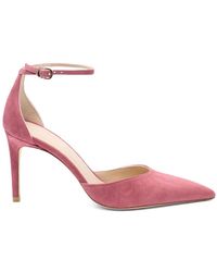 Stuart Weitzman - Stuart Power Strap Pointed Pumps - Lyst
