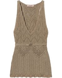 Twinset - Lurex-Detail Top - Lyst