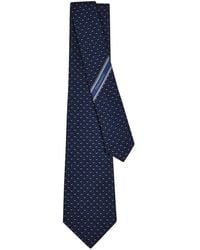 Ferragamo - Biella7J Gancini Jacquard Silk Tie - Lyst