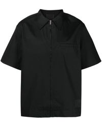 Givenchy - Short-sleeve Zipped Shirt - Lyst