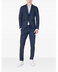 MULISH - Check-Pattern Suit - Lyst