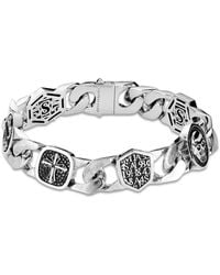 Thomas Sabo - Rebel Icons Panzerkettenarmband Mit Totenkopf - Lyst
