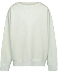 Maison Margiela - Numeric Sweatshirt Mit Logo-Stickerei - Lyst