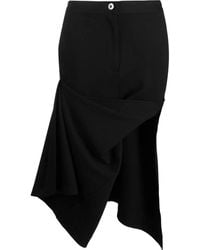 JW Anderson - Asymmetric Draped Skirt - Lyst