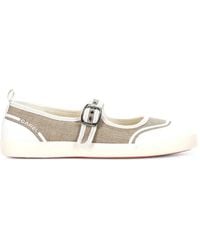 CAREL PARIS - Buckle Strap Ballet Flats - Lyst