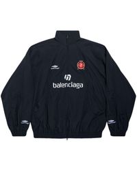Balenciaga - Logo-print Zip-up Jacket - Lyst