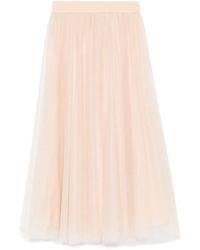Fabiana Filippi - Tulle Midi Skirt - Lyst
