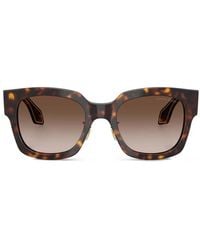 Giorgio Armani - Square-Frame Glasses - Lyst