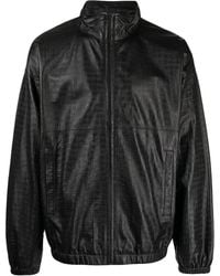 Givenchy - Embossed-4g Leather Jacket - Lyst