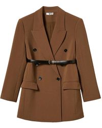 Twinset - Cady Blazer With Belt - Lyst