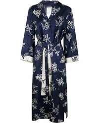Max Mara - Kleid mit Blumen-Print - Lyst