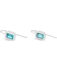 Trussardi - Crystal-Embellished Drop Earrings - Lyst