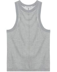 Carven - Semi-Sheer Tank Top - Lyst