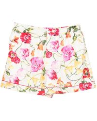 KENZO - Floral-Print Pocket Shorts - Lyst