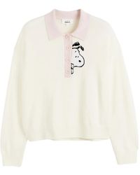 Chinti & Parker - X Peanuts Snoopy Peekabow Polo Shirt - Lyst