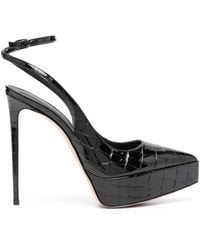 Le Silla - Uma 140Mm Slingback Pumps - Lyst