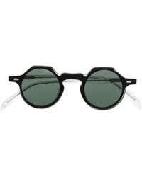 Lesca - Yoga Round Frame Sunglasses - Lyst