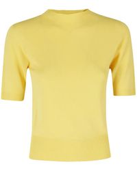 SOLOTRE - Maglia Slim Short-Sleeve Sweater - Lyst