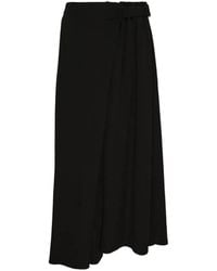 Yohji Yamamoto - Belted Wrap Skirt Trousers - Lyst