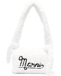 Marni - Small Prisma Terry-cloth Shoulder Bag - Lyst