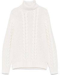 Brunello Cucinelli - Cable-Knit Sweater - Lyst